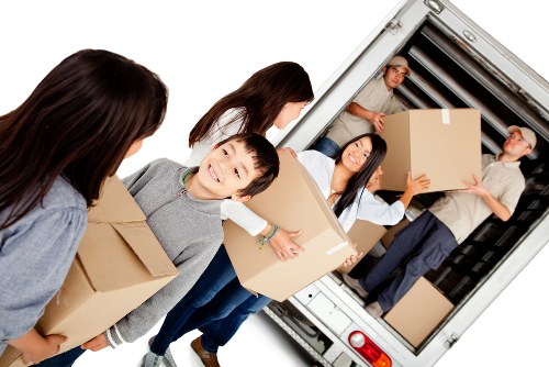 Removal team planning a flat move in St Johns Wood