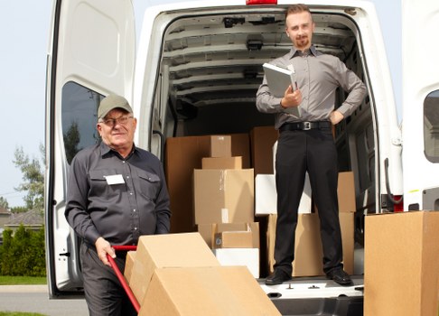 Load-based quote example for a St Johns Wood apartment move