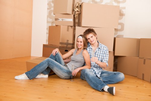 Local movers handling a flat relocation near St Johns Wood
