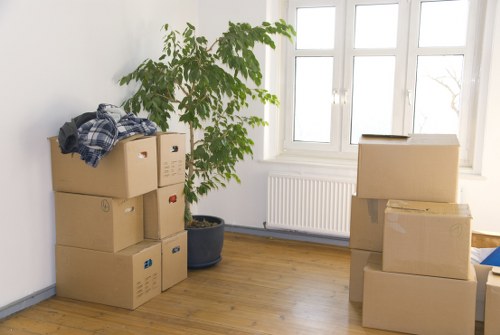 Careful loading of sofas and cabinets for a local St Johns Wood move