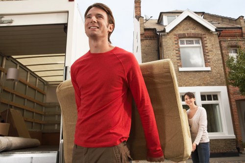 Furniture protected for a residential removal in northwest London