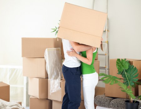 Moving day preparation and loading for a local St Johns Wood property